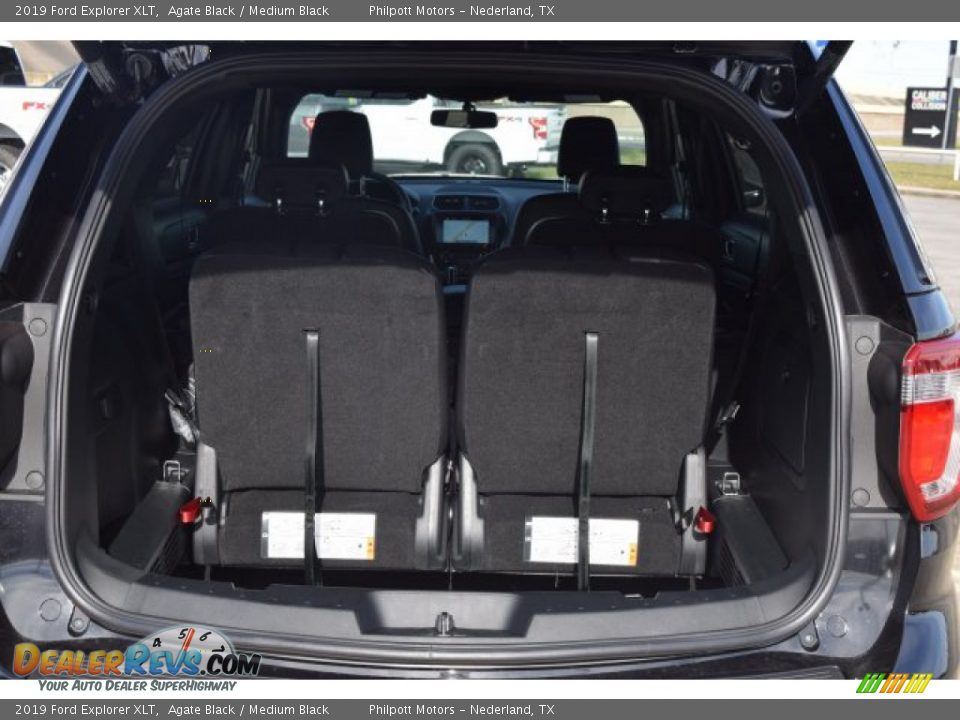 2019 Ford Explorer XLT Agate Black / Medium Black Photo #27