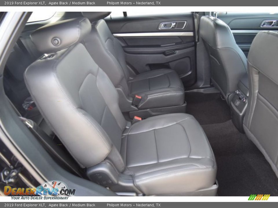 2019 Ford Explorer XLT Agate Black / Medium Black Photo #30