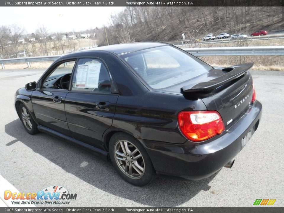 2005 Subaru Impreza WRX Sedan Obsidian Black Pearl / Black Photo #8