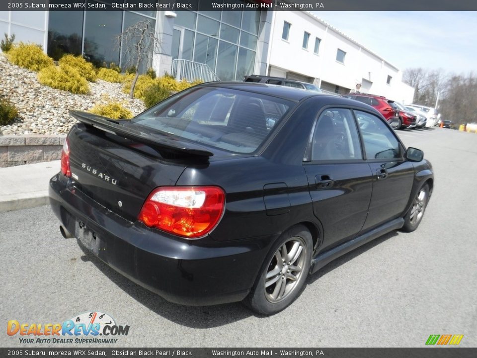 2005 Subaru Impreza WRX Sedan Obsidian Black Pearl / Black Photo #9