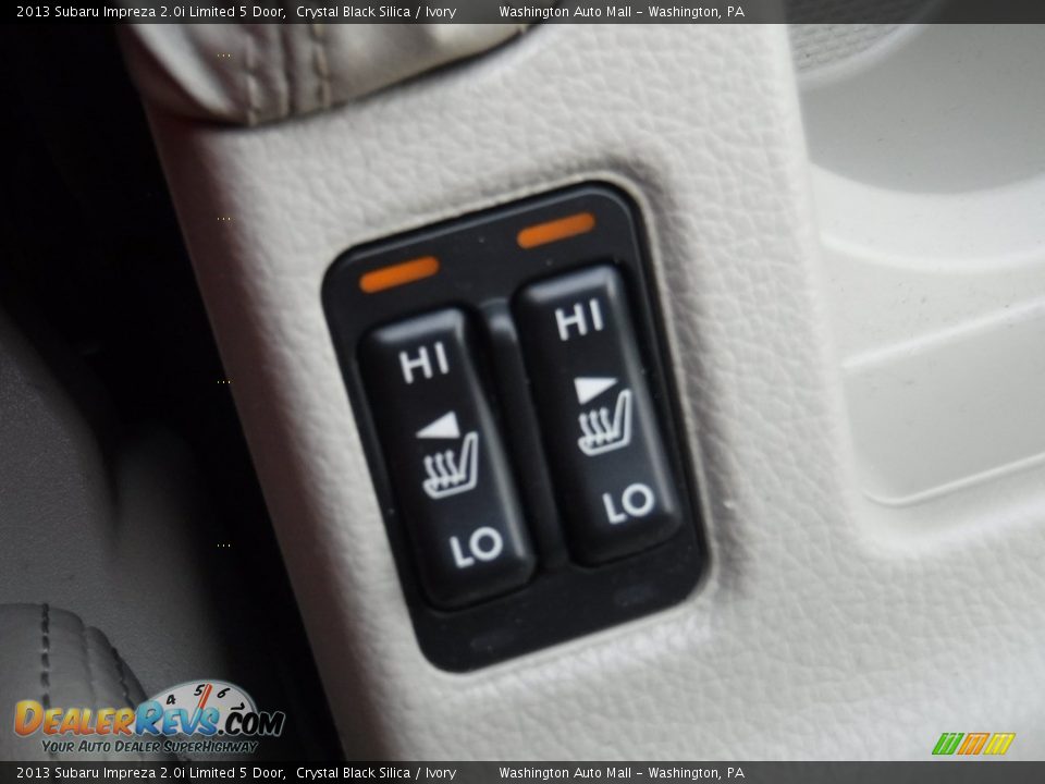 2013 Subaru Impreza 2.0i Limited 5 Door Crystal Black Silica / Ivory Photo #18