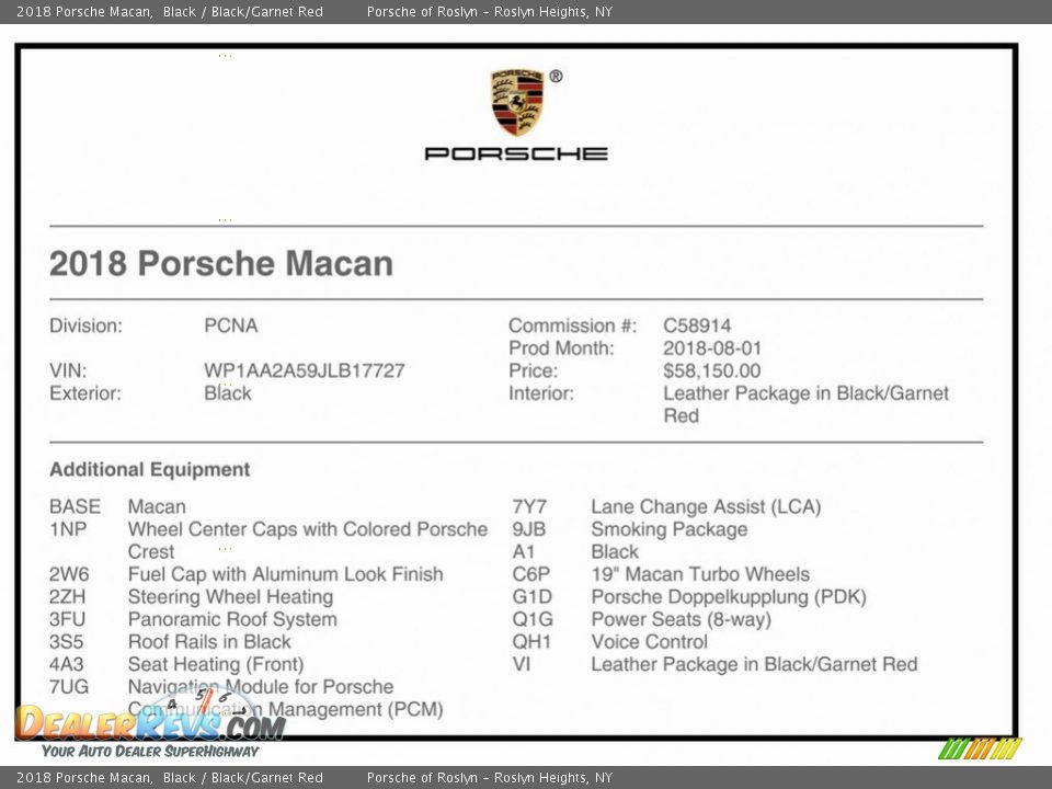2018 Porsche Macan Black / Black/Garnet Red Photo #29