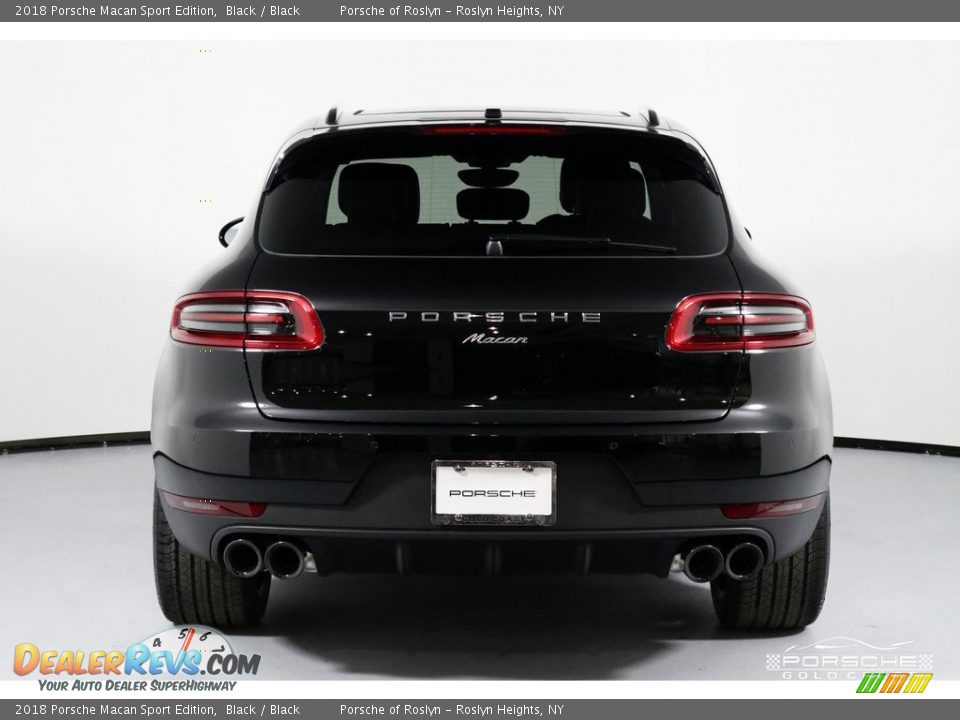 2018 Porsche Macan Sport Edition Black / Black Photo #6