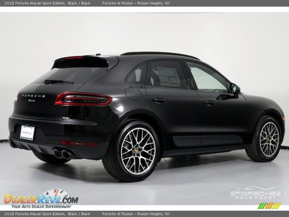 2018 Porsche Macan Sport Edition Black / Black Photo #9