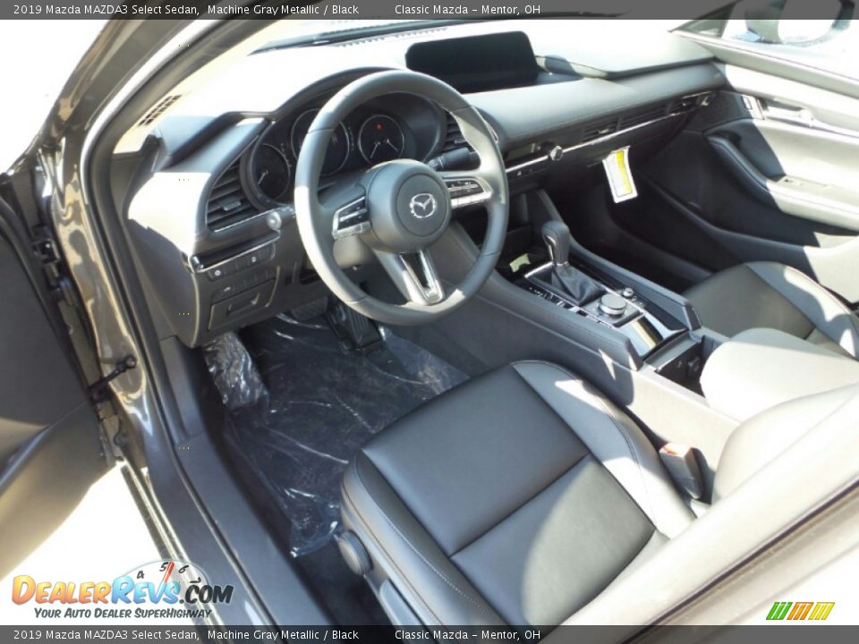 Black Interior - 2019 Mazda MAZDA3 Select Sedan Photo #4