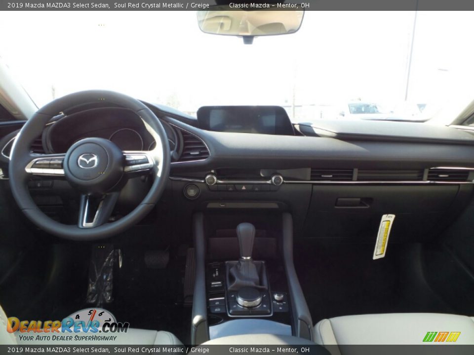 2019 Mazda MAZDA3 Select Sedan Soul Red Crystal Metallic / Greige Photo #5