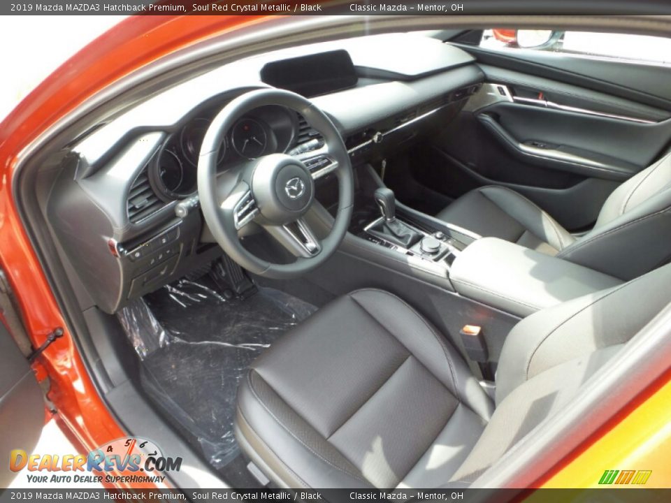 2019 Mazda MAZDA3 Hatchback Premium Soul Red Crystal Metallic / Black Photo #4