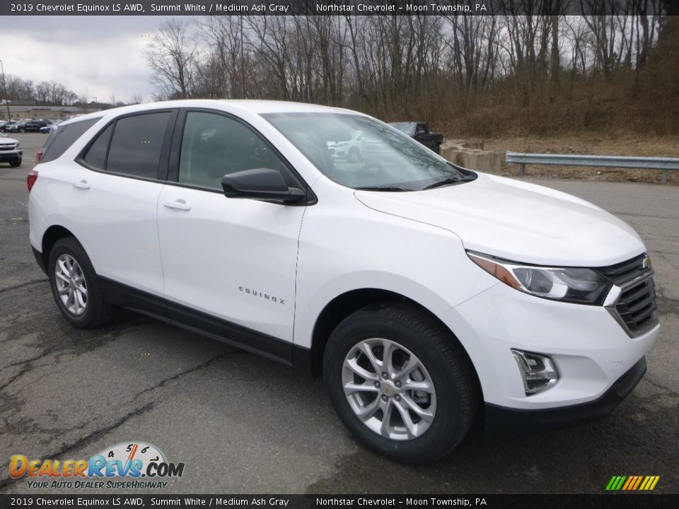 2019 Chevrolet Equinox LS AWD Summit White / Medium Ash Gray Photo #7