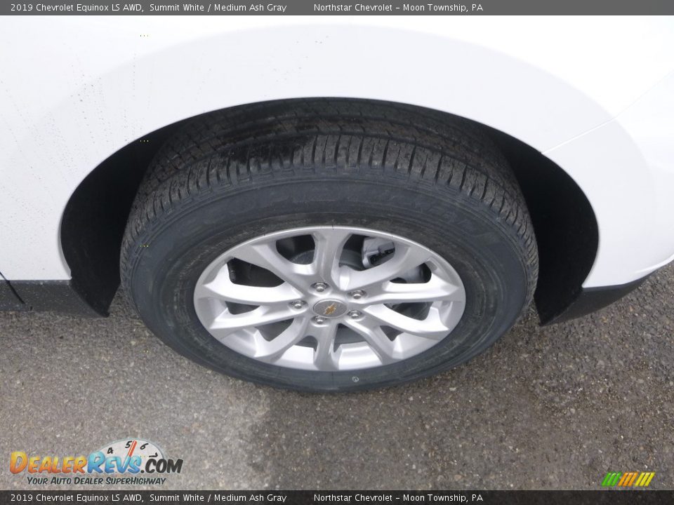 2019 Chevrolet Equinox LS AWD Summit White / Medium Ash Gray Photo #9