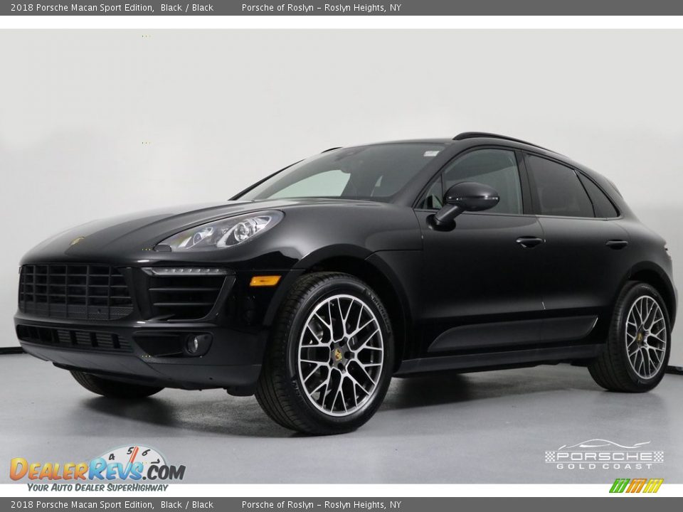 2018 Porsche Macan Sport Edition Black / Black Photo #3