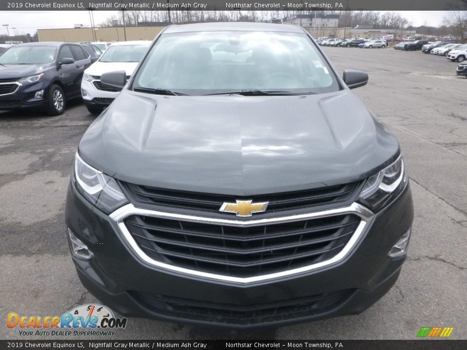 2019 Chevrolet Equinox LS Nightfall Gray Metallic / Medium Ash Gray Photo #8