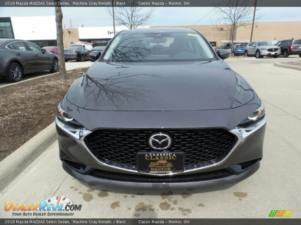 2019 Mazda MAZDA3 Select Sedan Machine Gray Metallic / Black Photo #1