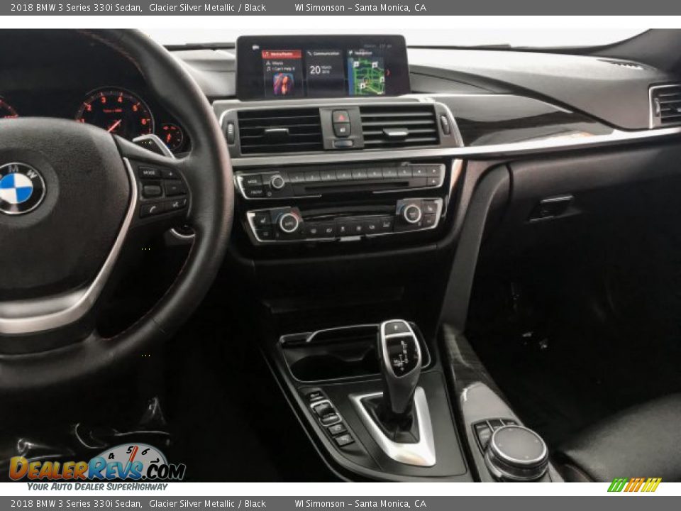 2018 BMW 3 Series 330i Sedan Glacier Silver Metallic / Black Photo #5
