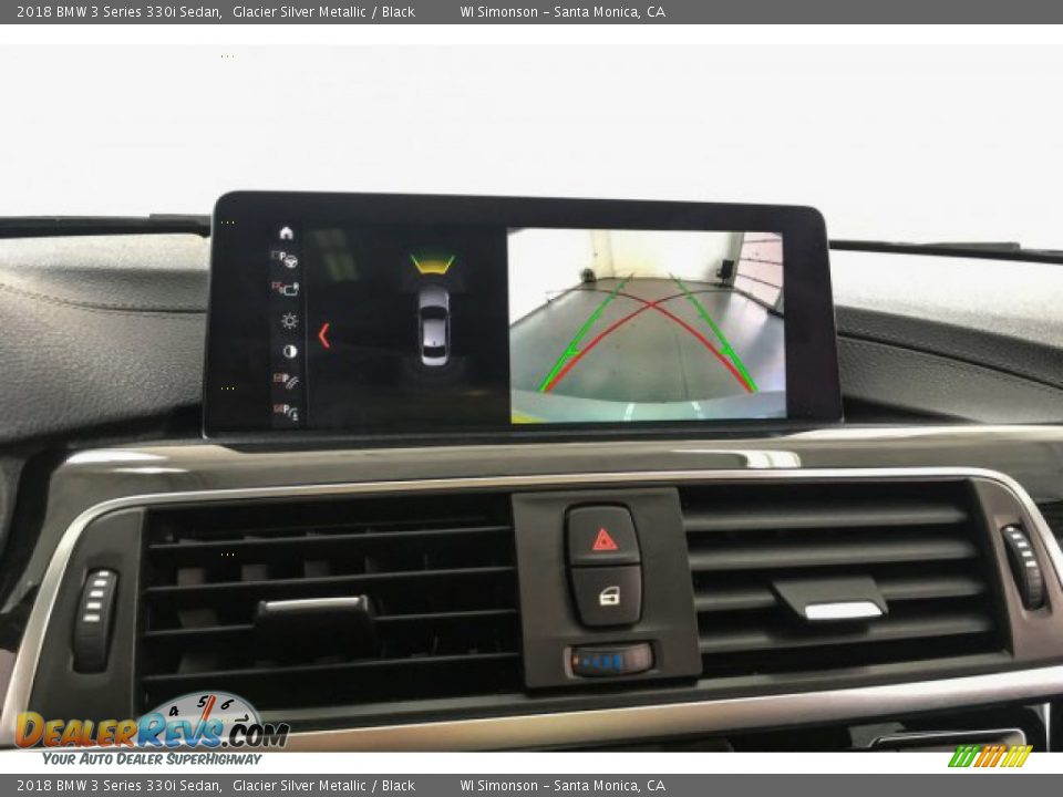 2018 BMW 3 Series 330i Sedan Glacier Silver Metallic / Black Photo #22