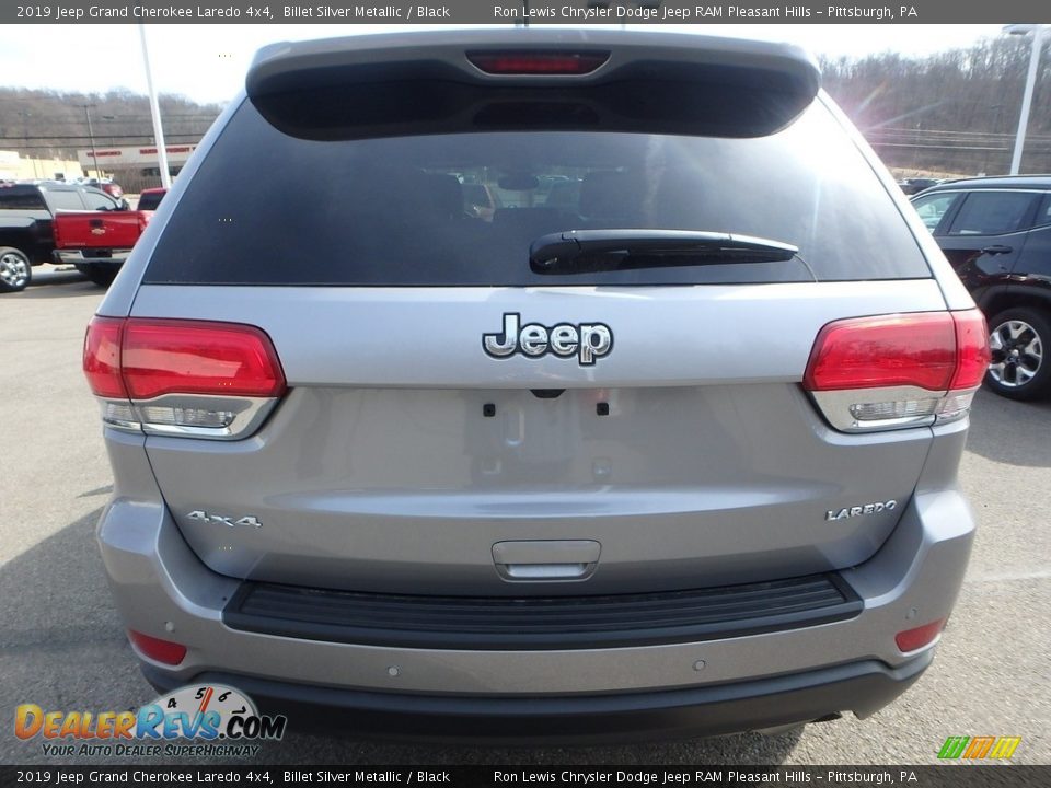 2019 Jeep Grand Cherokee Laredo 4x4 Billet Silver Metallic / Black Photo #4