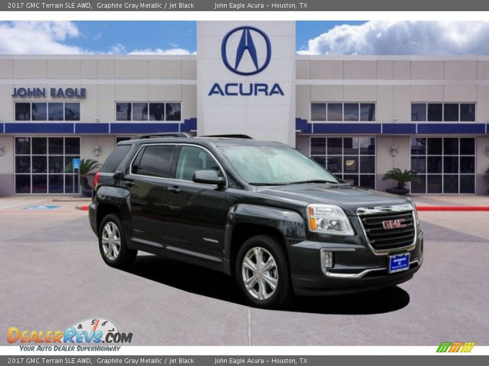 2017 GMC Terrain SLE AWD Graphite Gray Metallic / Jet Black Photo #1