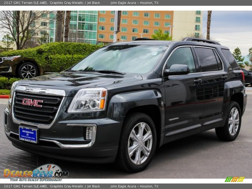 2017 GMC Terrain SLE AWD Graphite Gray Metallic / Jet Black Photo #3
