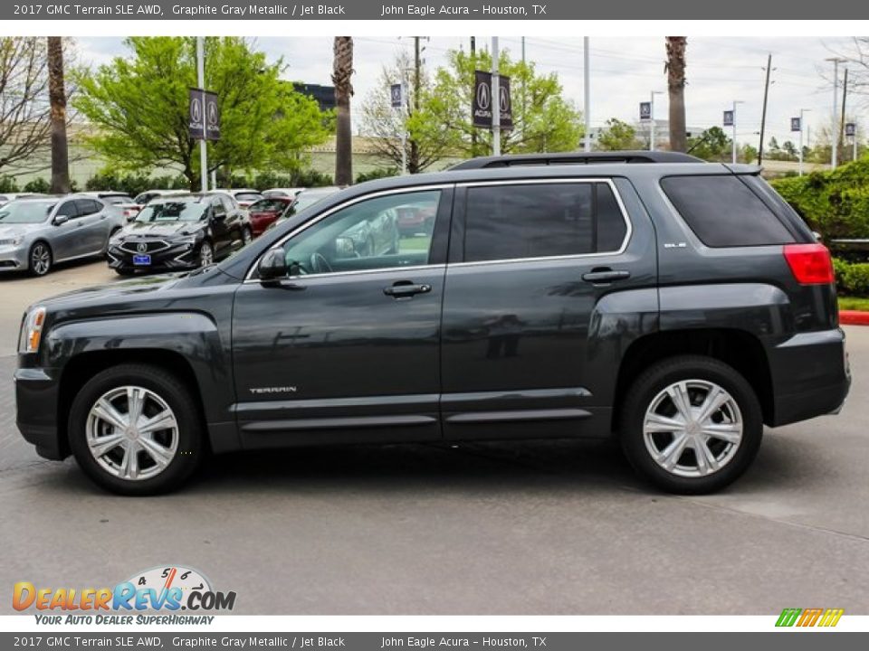 2017 GMC Terrain SLE AWD Graphite Gray Metallic / Jet Black Photo #4