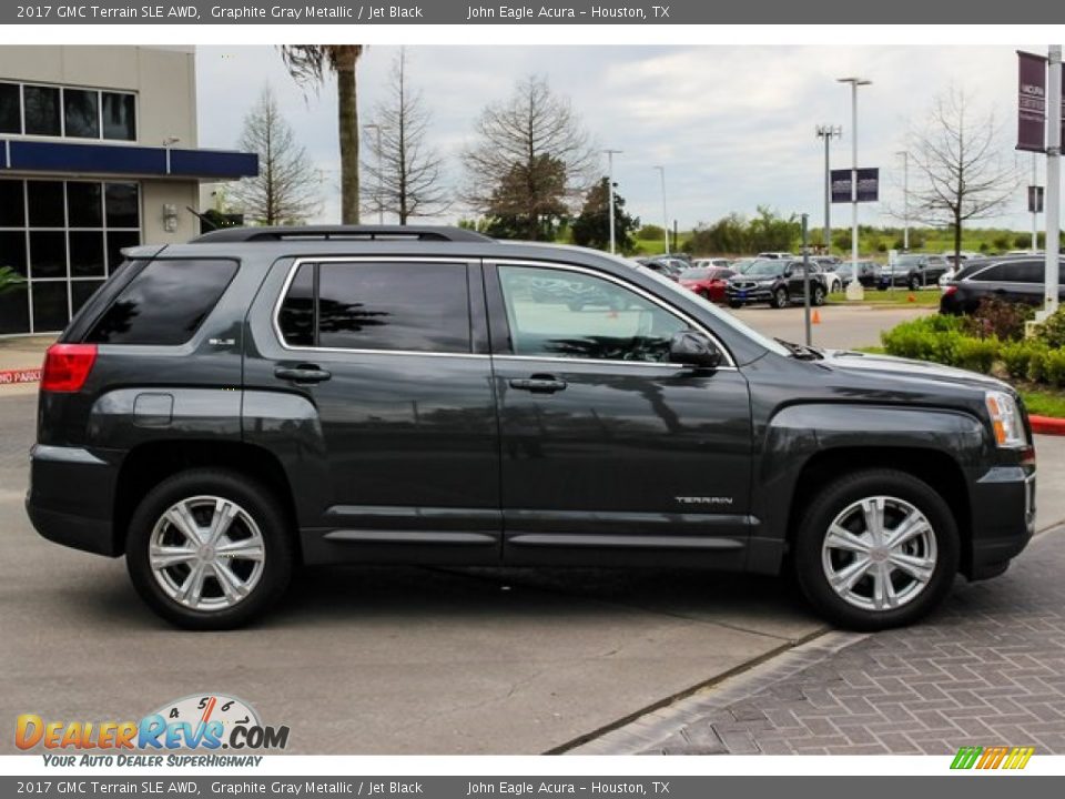 2017 GMC Terrain SLE AWD Graphite Gray Metallic / Jet Black Photo #8