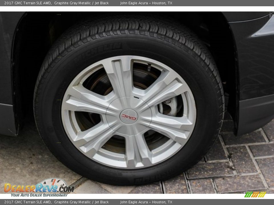 2017 GMC Terrain SLE AWD Graphite Gray Metallic / Jet Black Photo #10