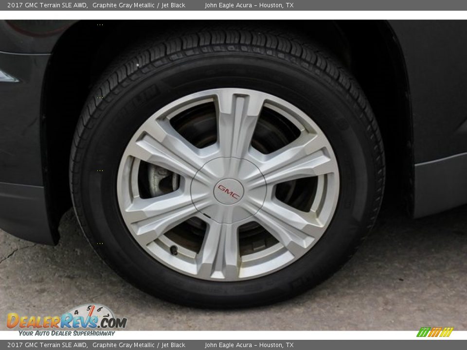 2017 GMC Terrain SLE AWD Graphite Gray Metallic / Jet Black Photo #13