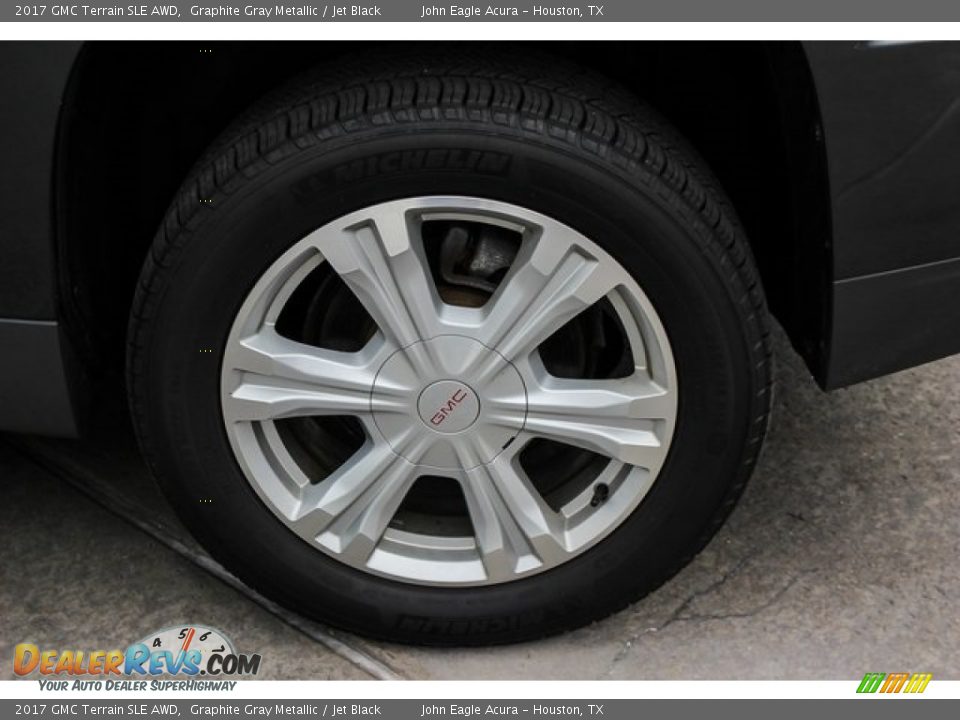 2017 GMC Terrain SLE AWD Graphite Gray Metallic / Jet Black Photo #14