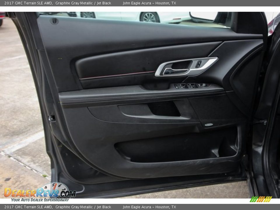 2017 GMC Terrain SLE AWD Graphite Gray Metallic / Jet Black Photo #17
