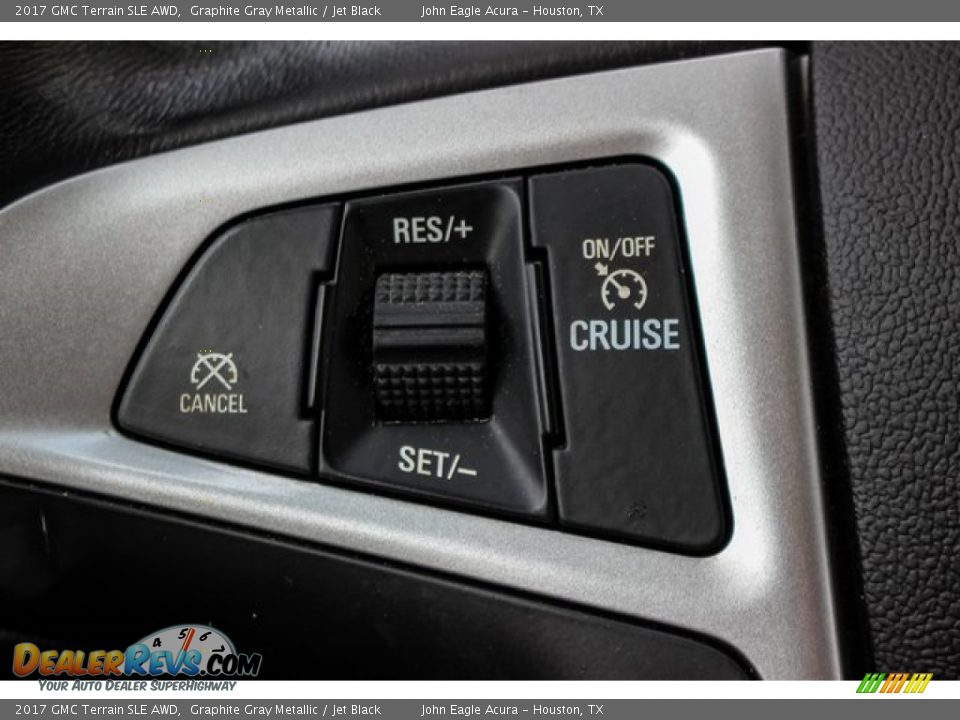 2017 GMC Terrain SLE AWD Graphite Gray Metallic / Jet Black Photo #34