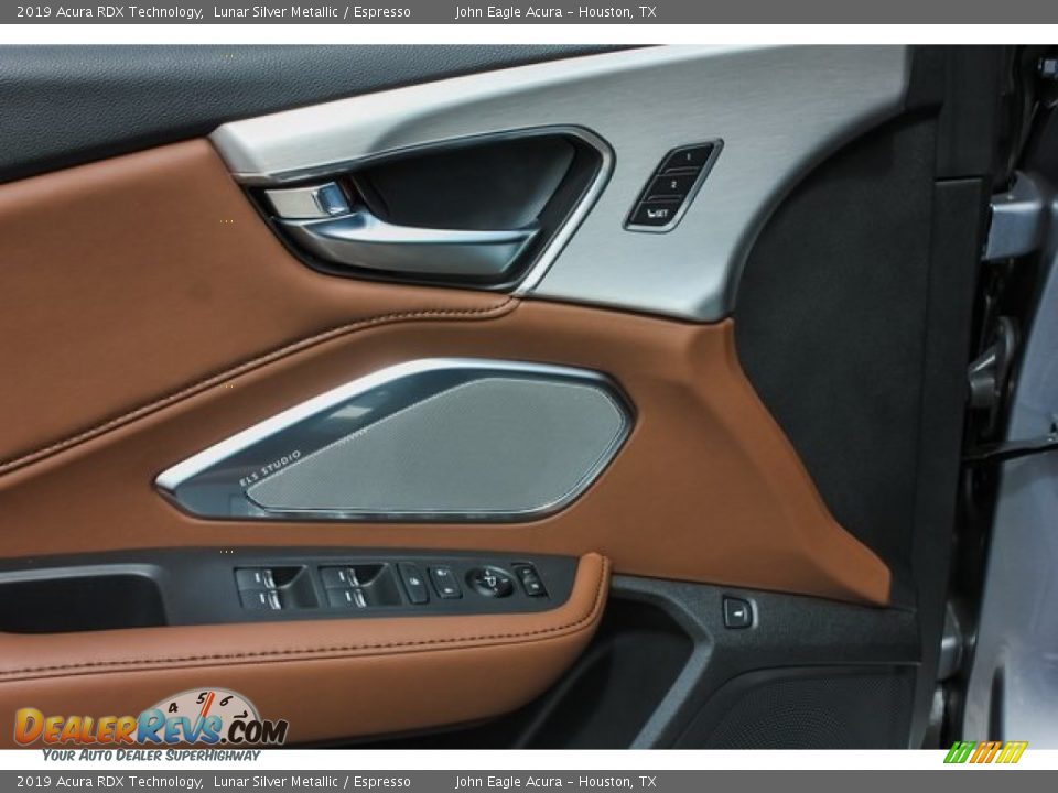 2019 Acura RDX Technology Lunar Silver Metallic / Espresso Photo #12