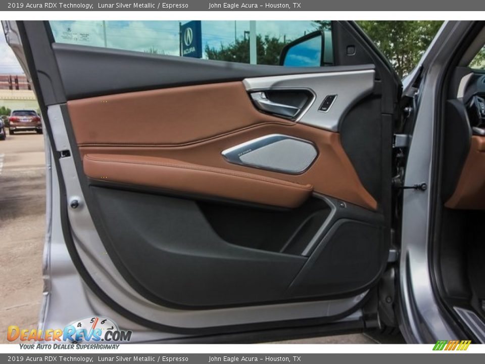 2019 Acura RDX Technology Lunar Silver Metallic / Espresso Photo #15