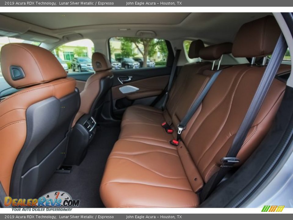 2019 Acura RDX Technology Lunar Silver Metallic / Espresso Photo #18