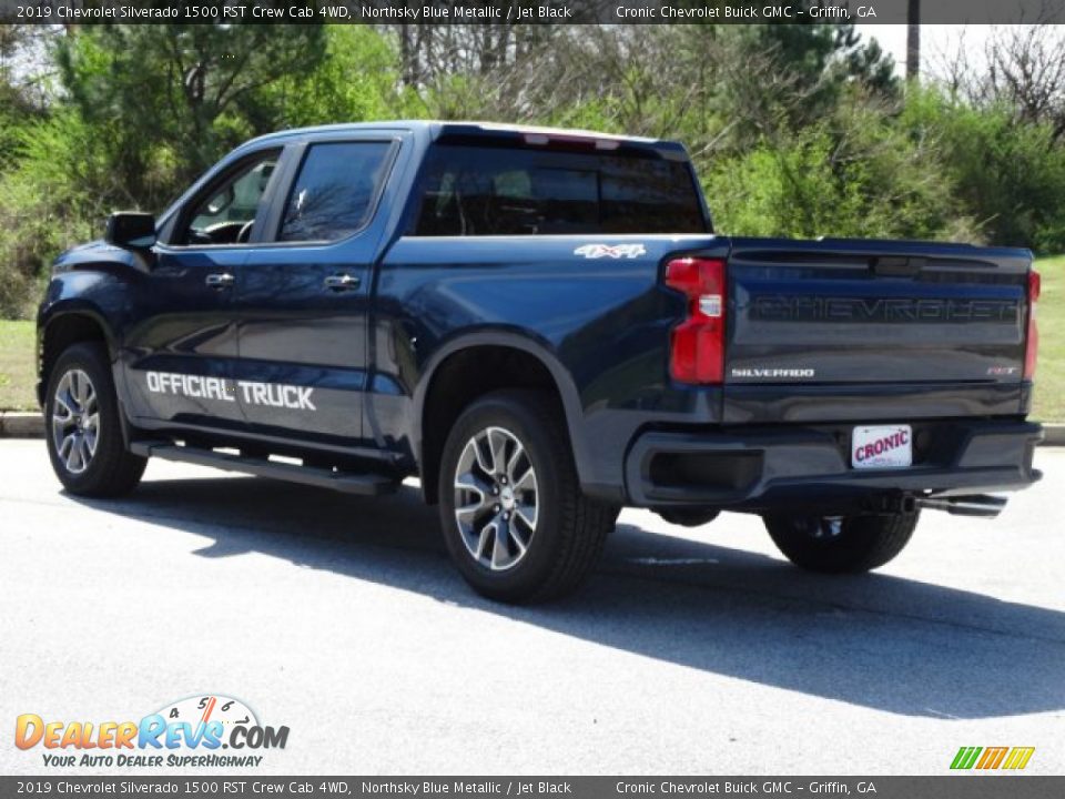 2019 Chevrolet Silverado 1500 RST Crew Cab 4WD Northsky Blue Metallic / Jet Black Photo #6