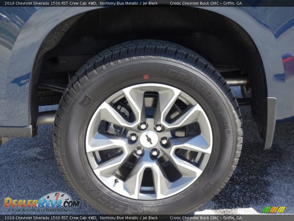 2019 Chevrolet Silverado 1500 RST Crew Cab 4WD Northsky Blue Metallic / Jet Black Photo #27
