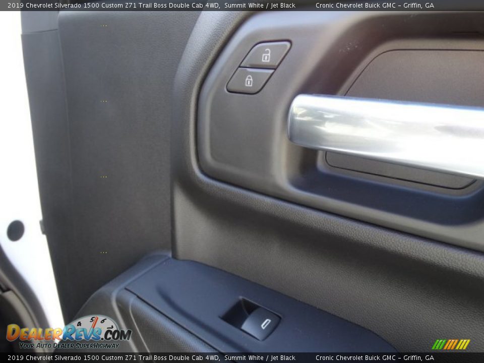 2019 Chevrolet Silverado 1500 Custom Z71 Trail Boss Double Cab 4WD Summit White / Jet Black Photo #26
