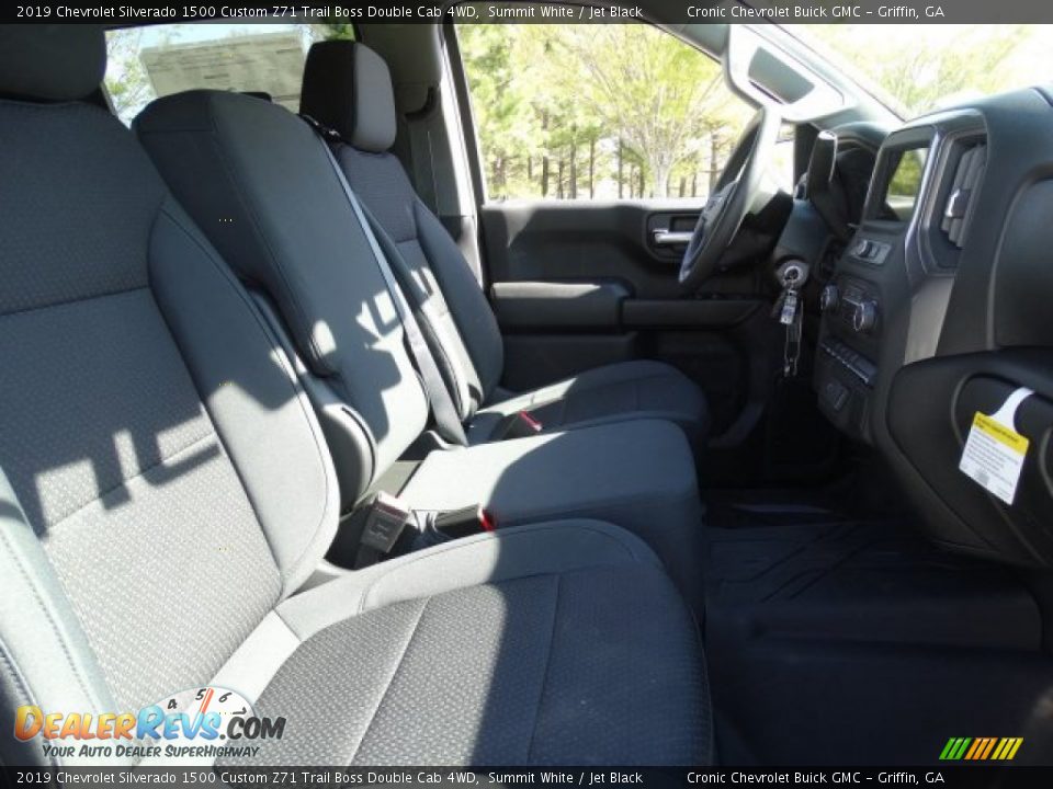 2019 Chevrolet Silverado 1500 Custom Z71 Trail Boss Double Cab 4WD Summit White / Jet Black Photo #28