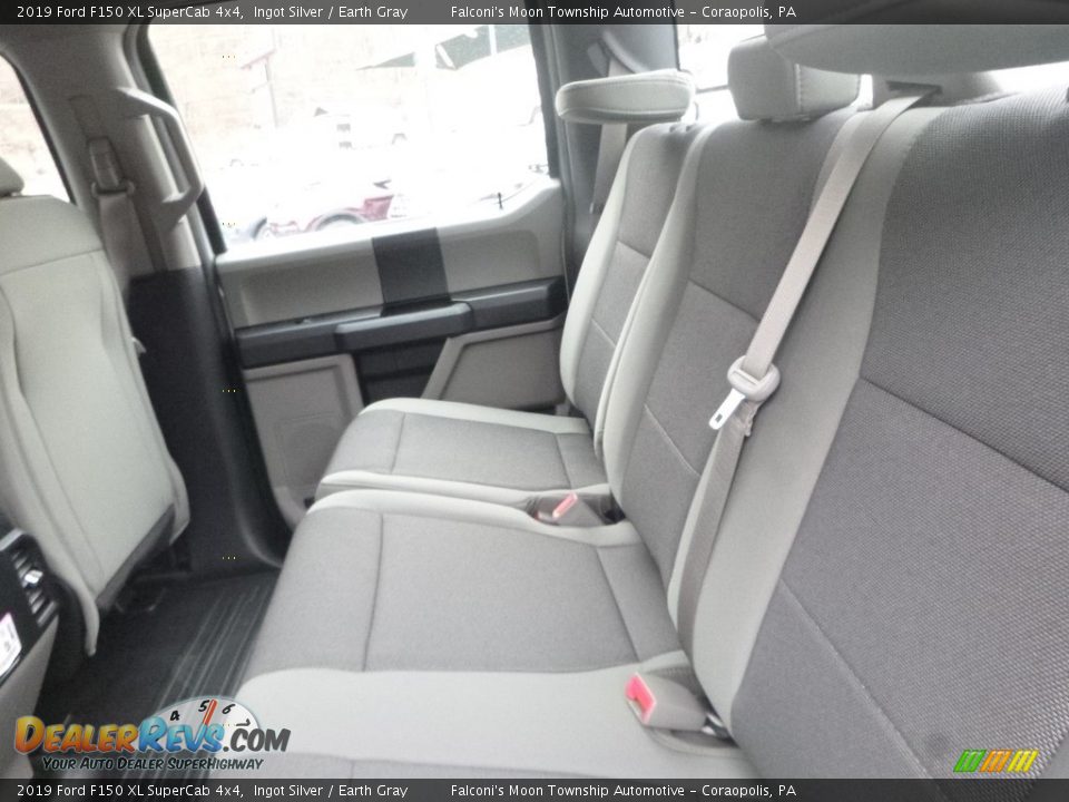 2019 Ford F150 XL SuperCab 4x4 Ingot Silver / Earth Gray Photo #8