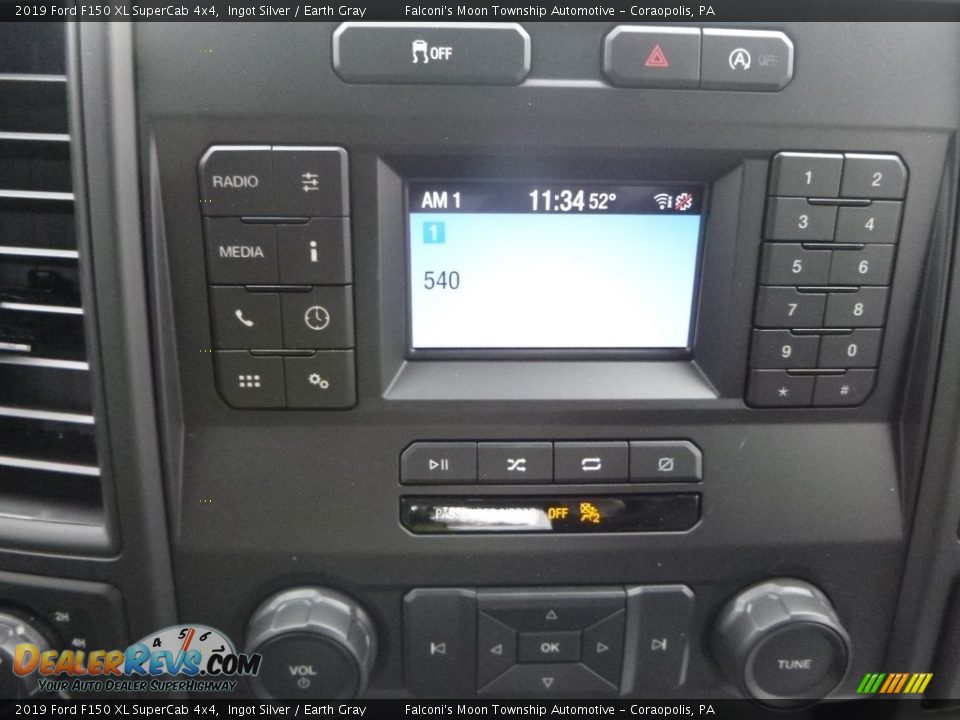 2019 Ford F150 XL SuperCab 4x4 Ingot Silver / Earth Gray Photo #13