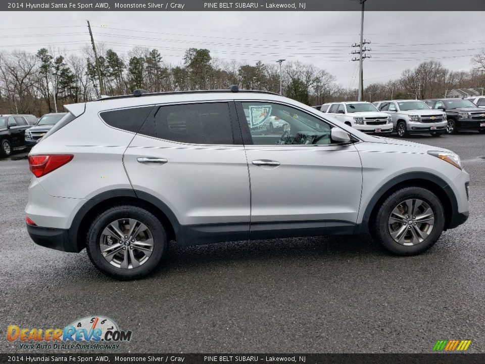 2014 Hyundai Santa Fe Sport AWD Moonstone Silver / Gray Photo #8