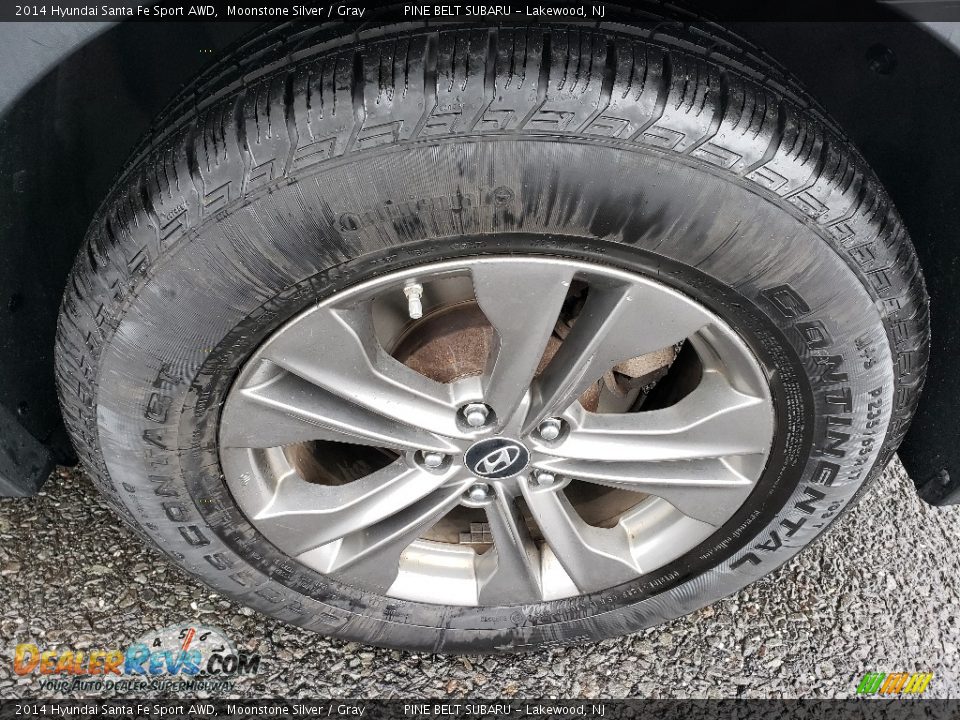 2014 Hyundai Santa Fe Sport AWD Moonstone Silver / Gray Photo #17