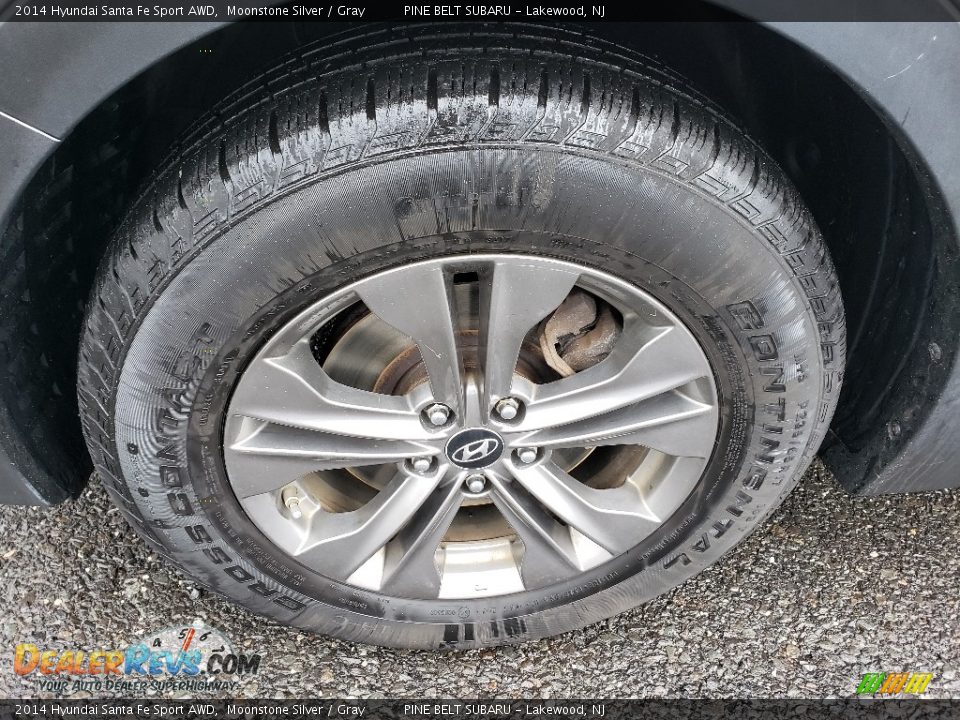 2014 Hyundai Santa Fe Sport AWD Moonstone Silver / Gray Photo #24