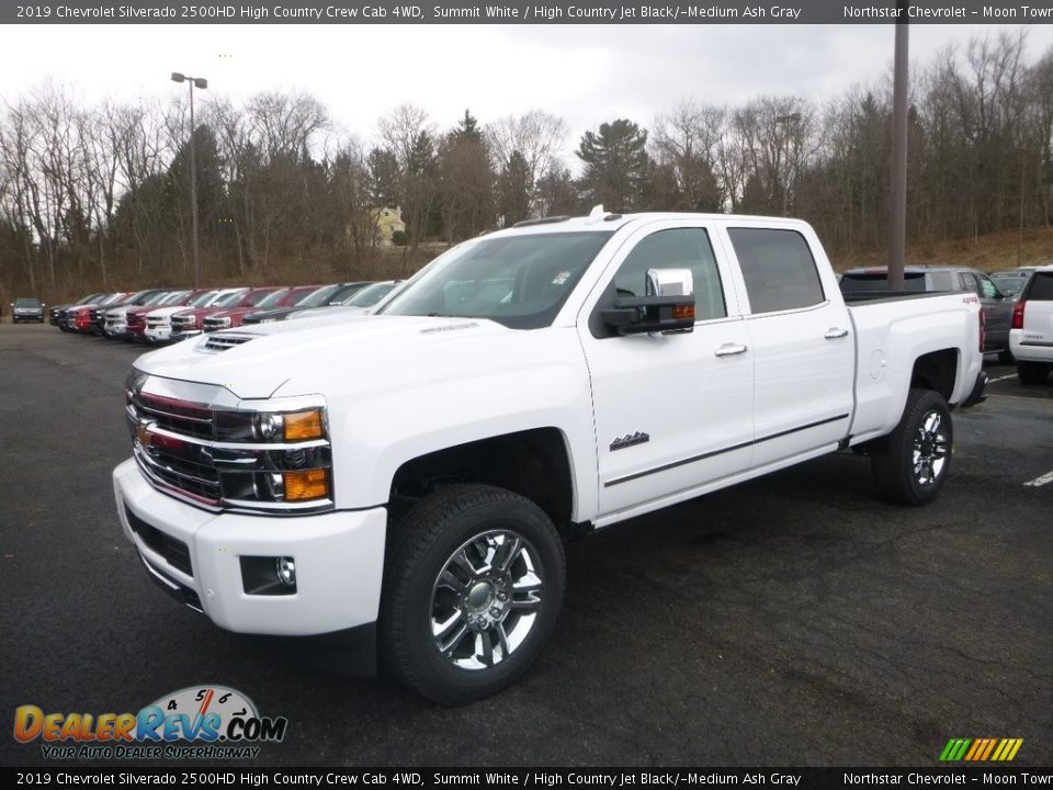 2019 Chevrolet Silverado 2500HD High Country Crew Cab 4WD Summit White / High Country Jet Black/­Medium Ash Gray Photo #1