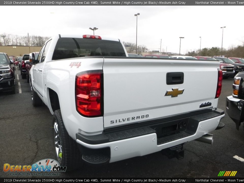 2019 Chevrolet Silverado 2500HD High Country Crew Cab 4WD Summit White / High Country Jet Black/­Medium Ash Gray Photo #3