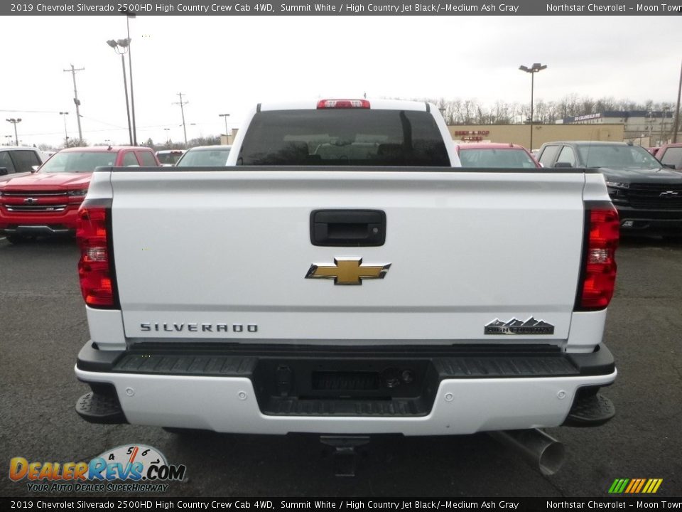 2019 Chevrolet Silverado 2500HD High Country Crew Cab 4WD Summit White / High Country Jet Black/­Medium Ash Gray Photo #4