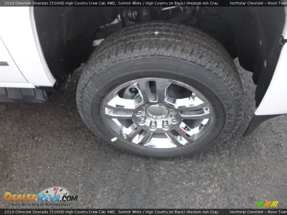 2019 Chevrolet Silverado 2500HD High Country Crew Cab 4WD Summit White / High Country Jet Black/­Medium Ash Gray Photo #8