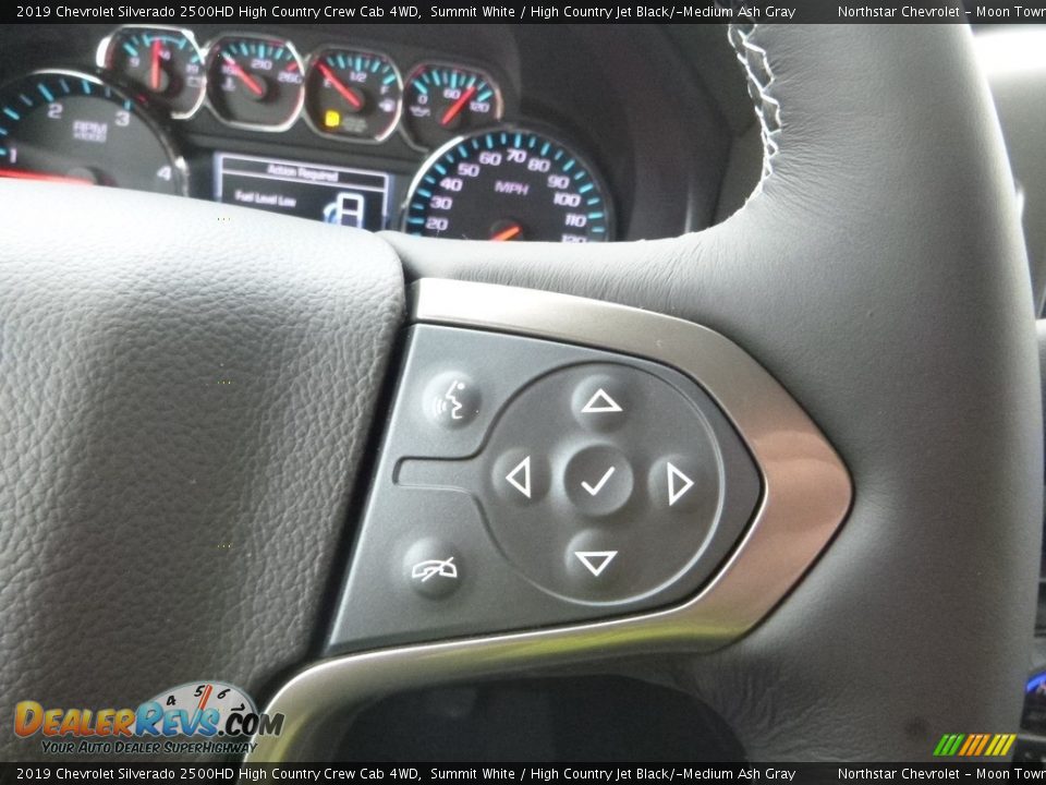 2019 Chevrolet Silverado 2500HD High Country Crew Cab 4WD Summit White / High Country Jet Black/­Medium Ash Gray Photo #16