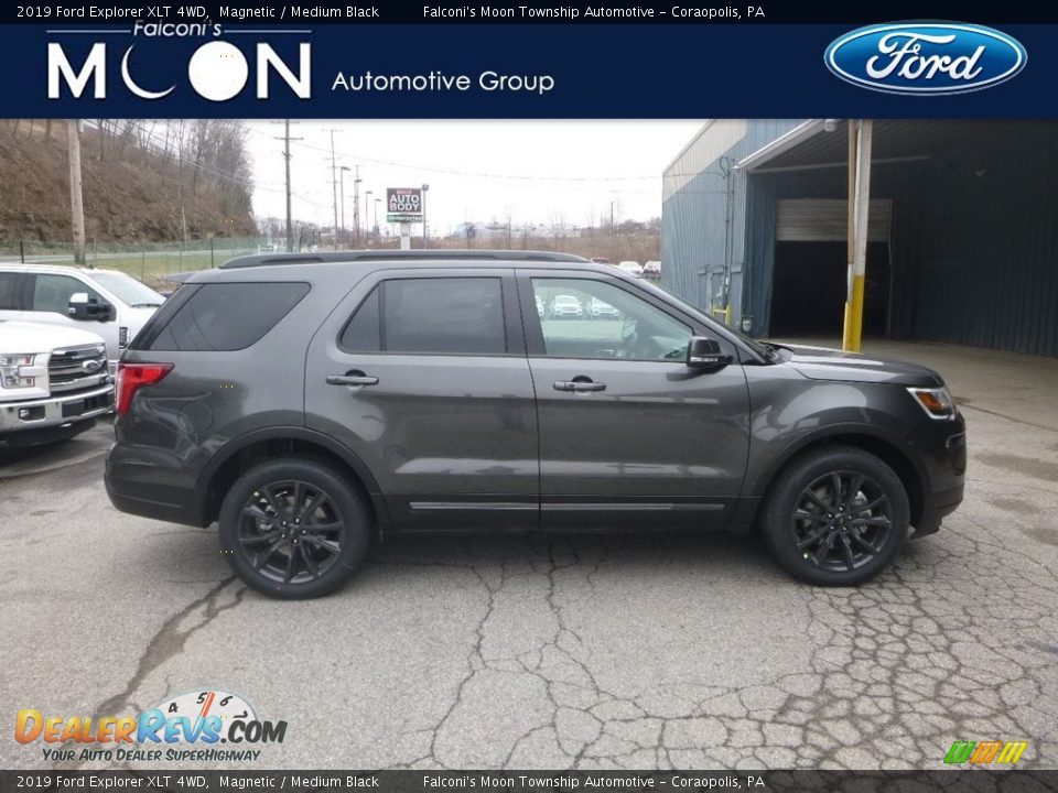 2019 Ford Explorer XLT 4WD Magnetic / Medium Black Photo #1