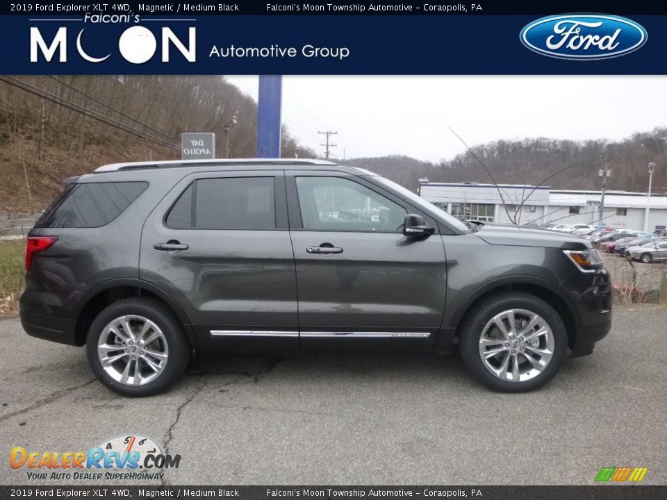 2019 Ford Explorer XLT 4WD Magnetic / Medium Black Photo #1