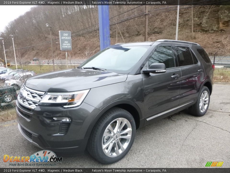 2019 Ford Explorer XLT 4WD Magnetic / Medium Black Photo #2