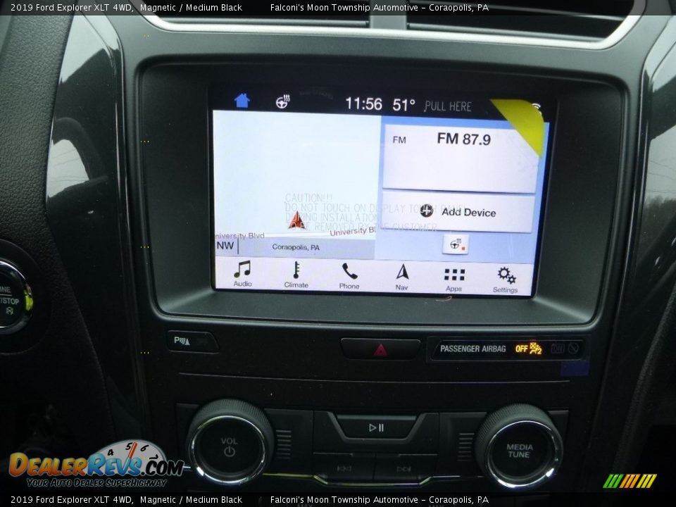 2019 Ford Explorer XLT 4WD Magnetic / Medium Black Photo #13