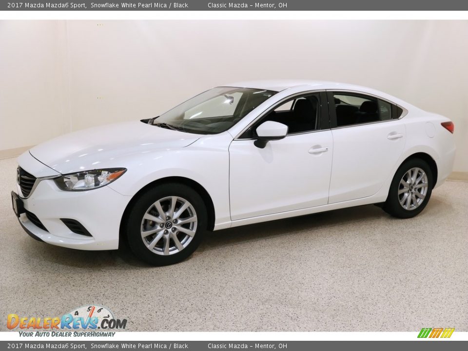 2017 Mazda Mazda6 Sport Snowflake White Pearl Mica / Black Photo #3